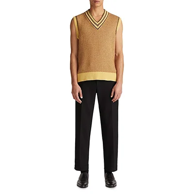 Wales Bonner Cashmere Clarinet Sweater Vest Wales Bonner Cashmere Clarinet Sweater Vest