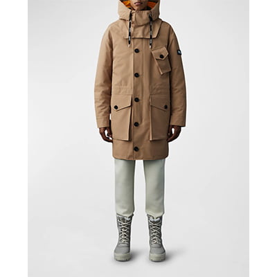 Mackage Men's Harlem Bonded Tech Down Coat Mackage Men's Harlem Bonded Tech Down Coat