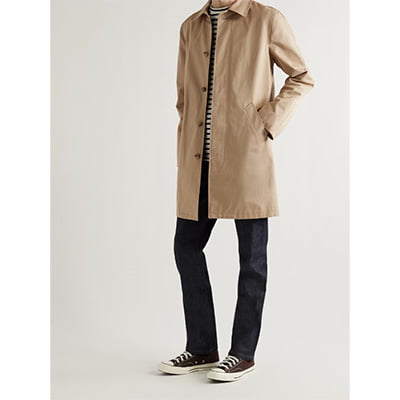 Stòffa Belted Wool Trench Coat Stòffa Belted Wool Trench Coat
