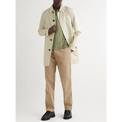 Sunspel X Paul Weller Cotton-Gabardine Trench Coat Sunspel X Paul Weller Cotton-Gabardine Trench Coat