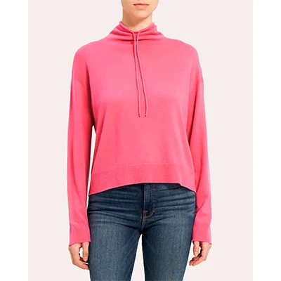 Theory Seamless Turtleneck Cropped Cashmere Pullover Theory Seamless Turtleneck Cropped Cashmere Pullover