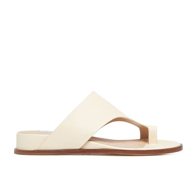 Gabriela Hearst Medici Calfskin Toe-Loop Slide Sandals Gabriela Hearst Medici Calfskin Toe-Loop Slide Sandals