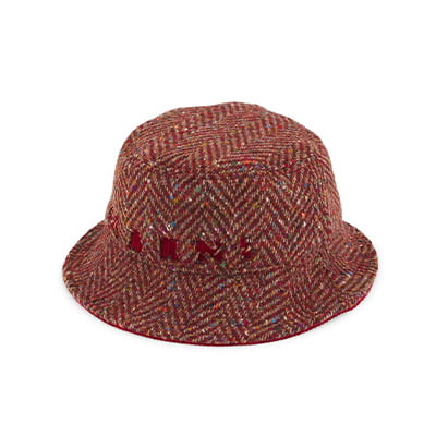 Marni Pigeon Wool Bucket Hat