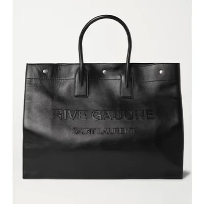 Saint Laurent Noe Logo-Embossed Leather Tote Bag Saint Laurent Noe Logo-Embossed Leather Tote Bag