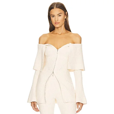 House of Harlow 1960 Akari Off-the-Shoulder Sweater