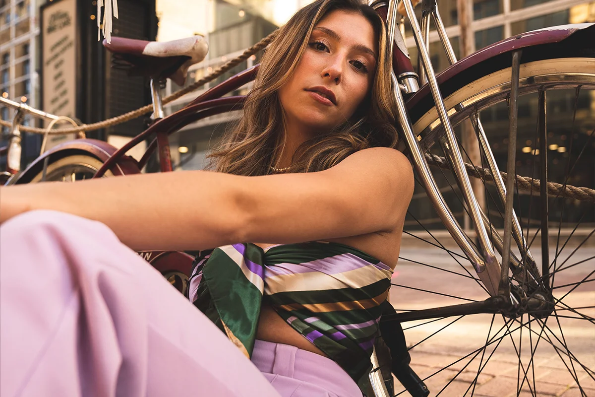 purple jeans