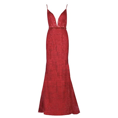 Danielle Red Long Evening Dress By Dress 2 Party
