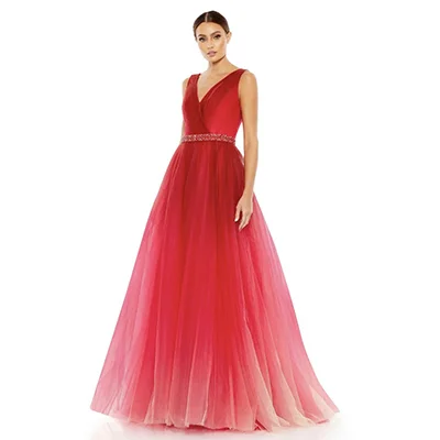 Mac Duggal Beaded Tulle Ball Gown Mac Duggal Beaded Tulle Ball Gown