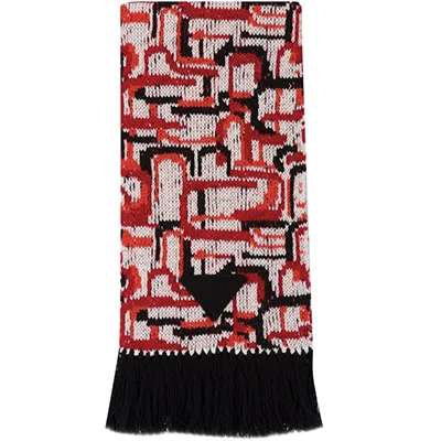 Prada Jacquard Cashmere Scarf Prada Jacquard Cashmere Scarf