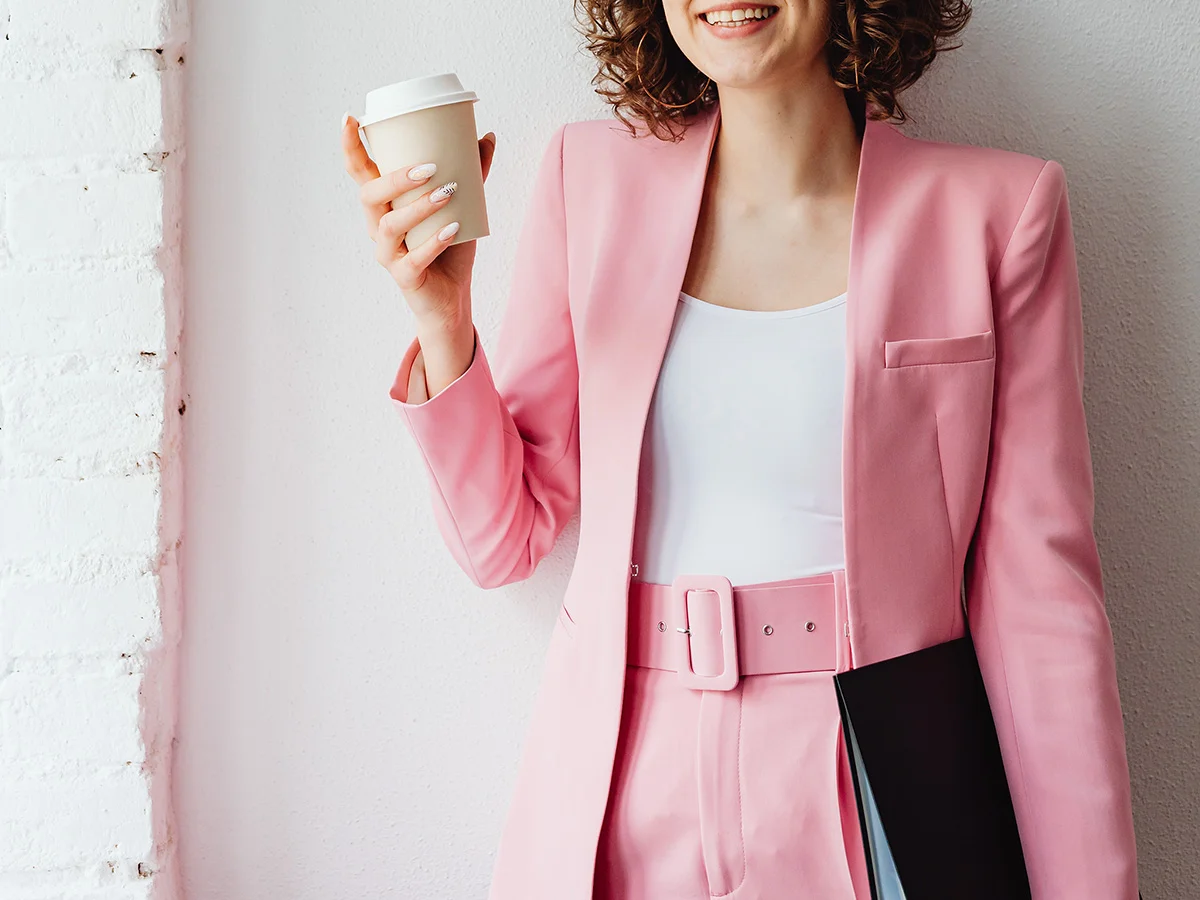 pink suit
